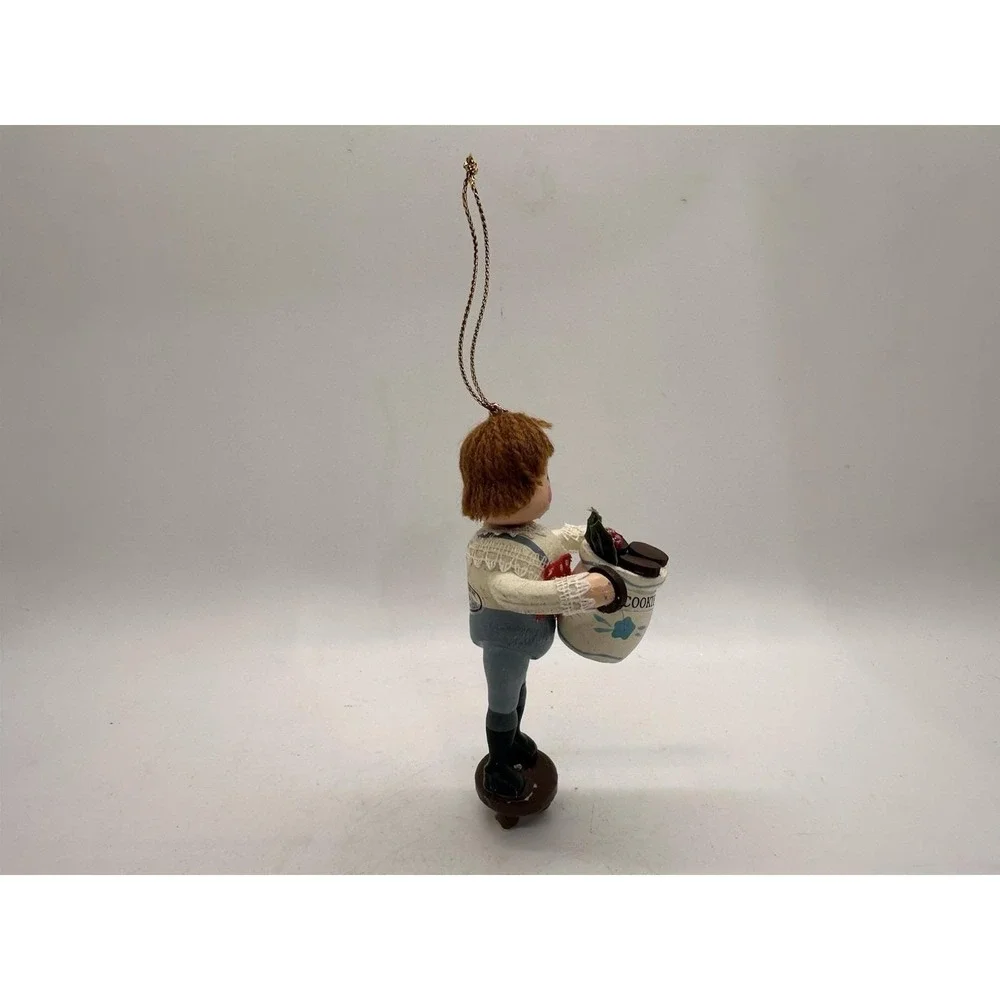 Vintage Kurt S Adler Child Cookie Jar Ornament Santa's World 1983